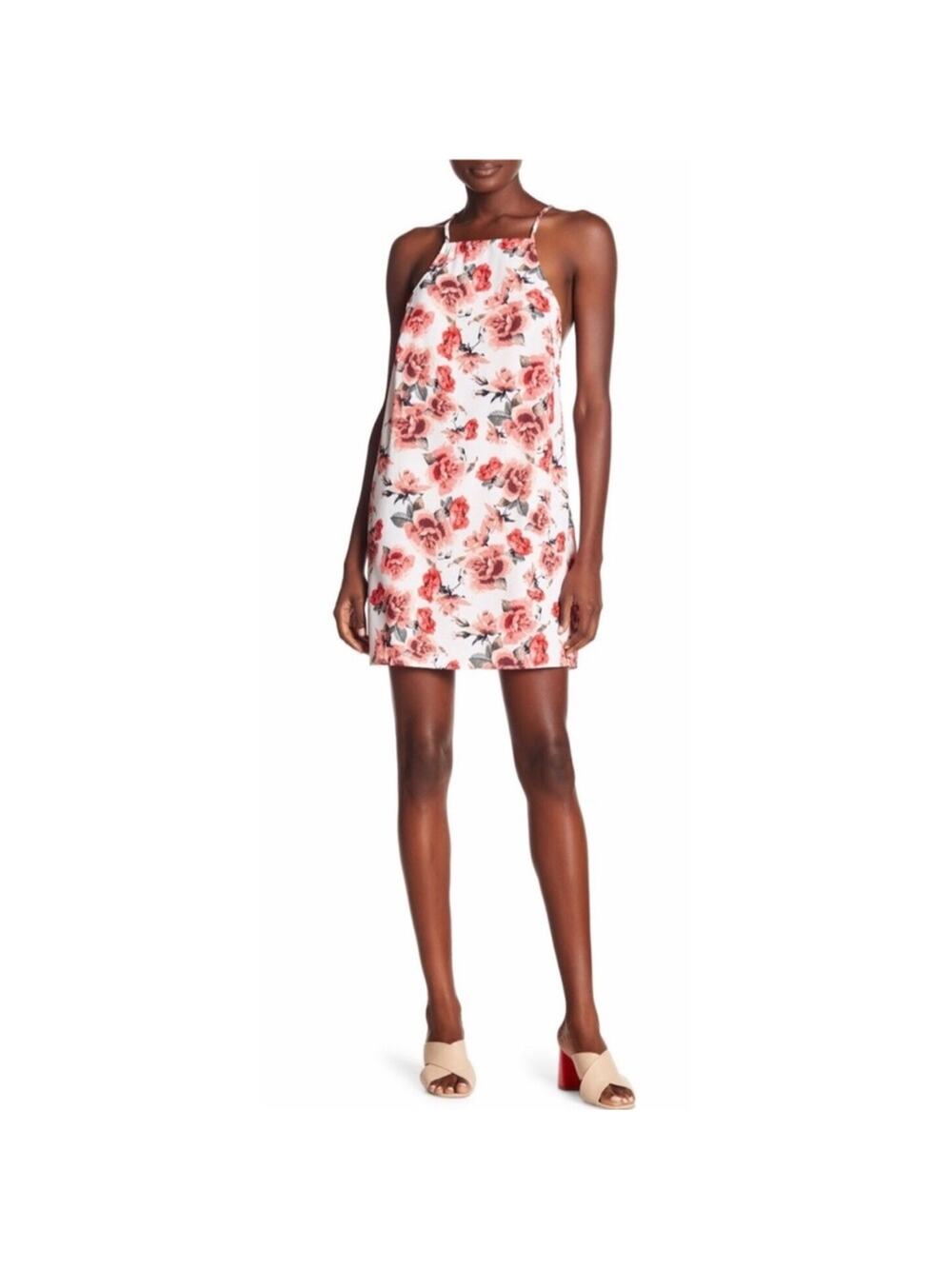 Show Me Your Mumu White Floral Traveler Mini Shift Dress Sz S - Picture 1 of 11